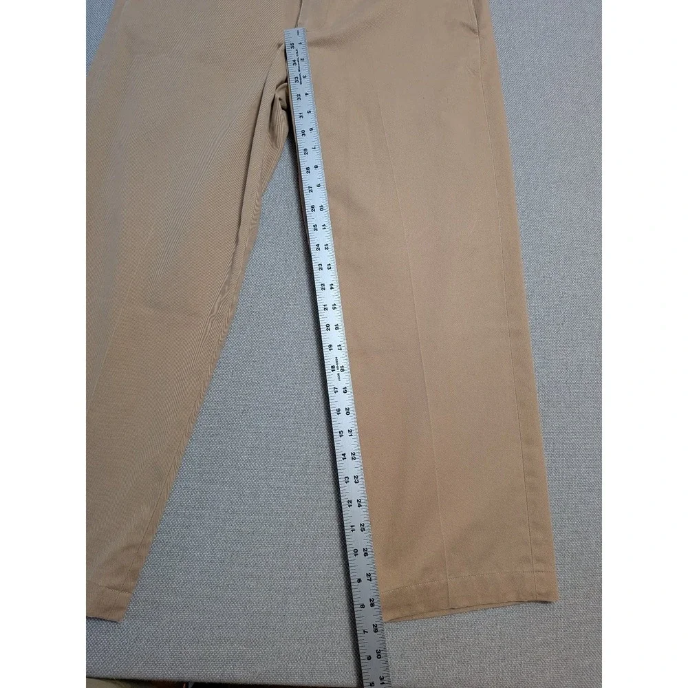 Brooks Brothers Men's 34x29 Advantage Chino Pants Khaki 100% Cotton Office Dress